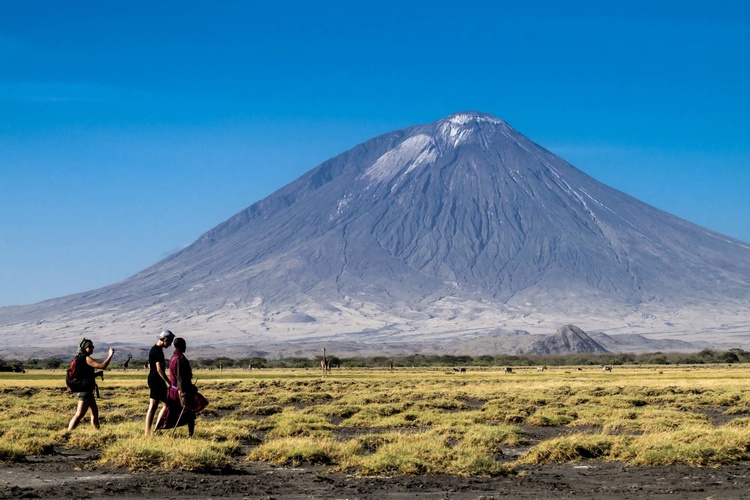 Masai people at Lake Natron