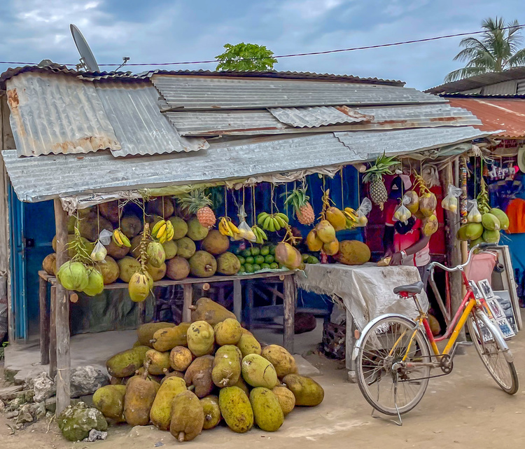 Fruit vendors in Zanzibar